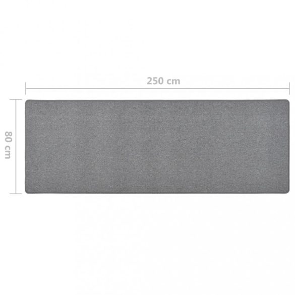 sötétszürke futószőnyeg 80 x 250 cm
