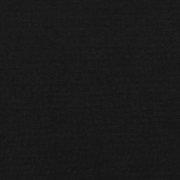 fekete szövet rugós ágy matraccal 120 x 190 cm