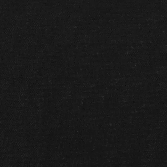 fekete szövet rugós ágy matraccal 120 x 190 cm