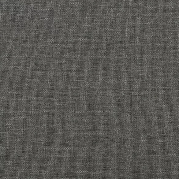 sötétszürke szövet rugós ágy matraccal 120 x 190 cm