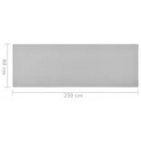 világosszürke futószőnyeg 80 x 250 cm