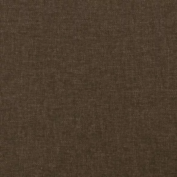 barna szövet rugós és LED-es ágy matraccal 120x190 cm