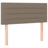 tópszínű szövet rugós és LED-es ágy matraccal 120x190cm