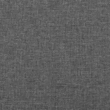 sötétszürke szövet rugós és LED-es ágy matraccal 120x190 cm