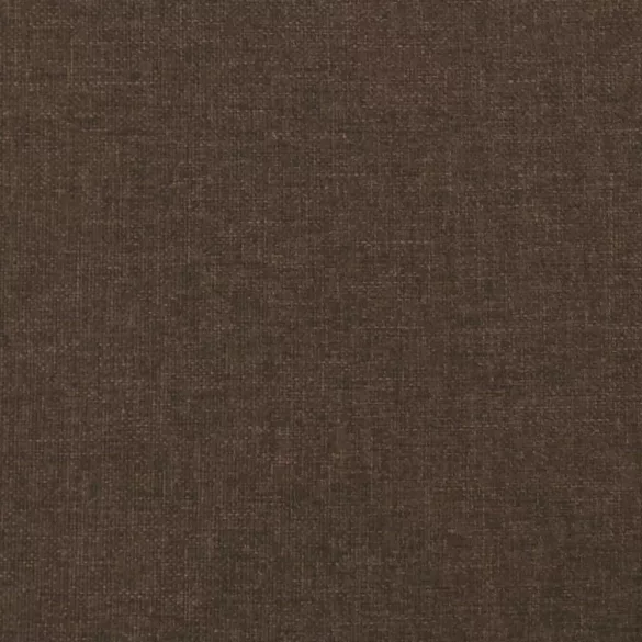 barna szövet rugós és LED-es ágy matraccal 120x190 cm