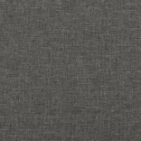 sötétszürke szövet rugós és LED-es ágy matraccal 120x190 cm