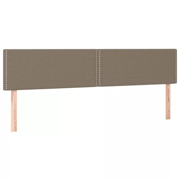 tópszínű szövet rugós és LED-es ágy matraccal 120x190cm