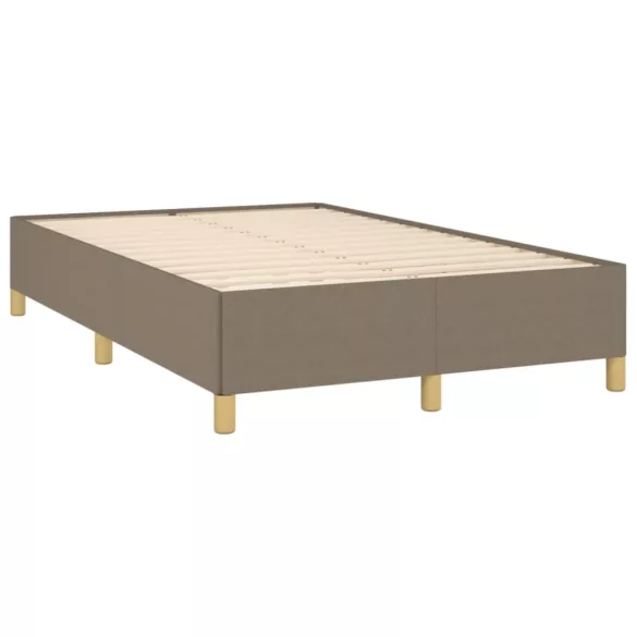 tópszínű szövet rugós és LED-es ágy matraccal 120x190cm