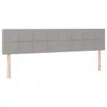 világosszürke szövet rugós ágy matraccal 120 x 190 cm