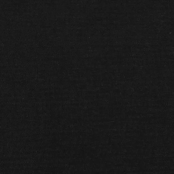 fekete szövet rugós ágy matraccal 120 x 190 cm