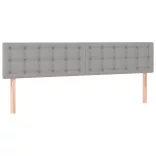 világosszürke szövet rugós ágy matraccal 120 x 190 cm