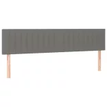 sötétszürke szövet rugós ágy matraccal 120 x 190 cm