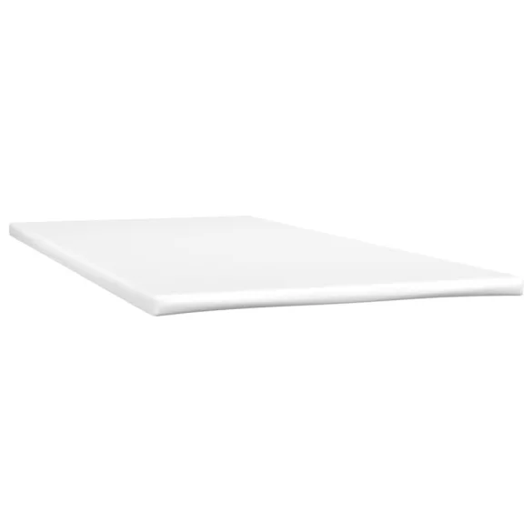 fekete szövet rugós ágy matraccal 120 x 190 cm