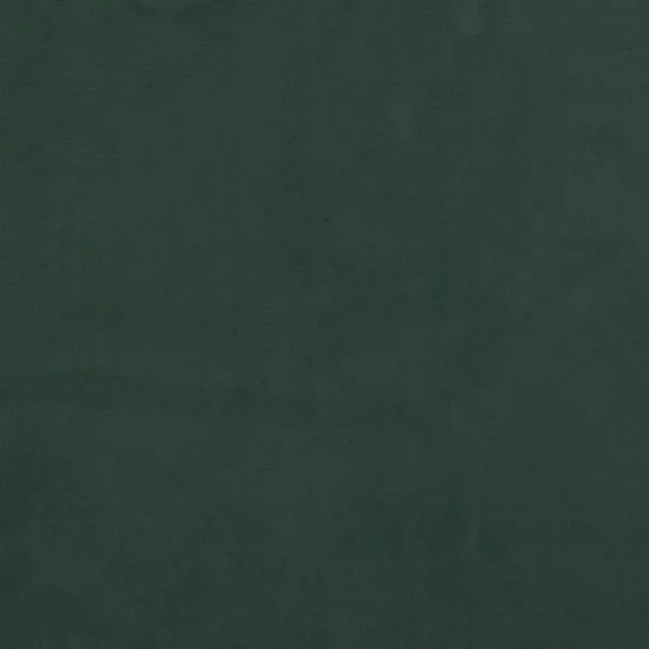 sötétzöld bársony rugós ágy matraccal 120x190 cm
