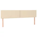 ágykeret matrac nélkül krém 120x190 cm szövet