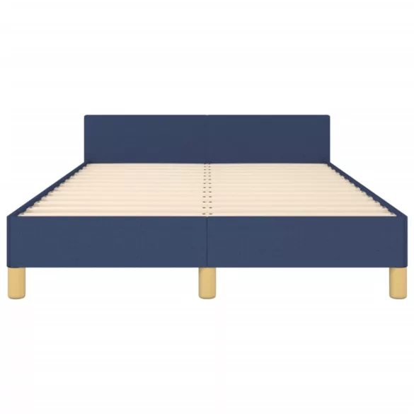 ágykeret matrac nélkül kék 120x190 cm szövet