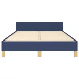 ágykeret matrac nélkül kék 120x190 cm szövet