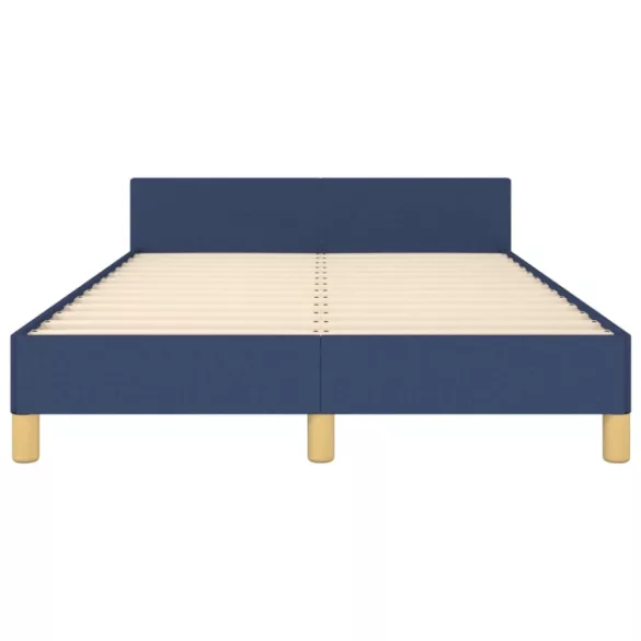 ágykeret matrac nélkül kék 120x190 cm szövet