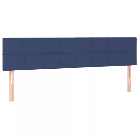 ágykeret matrac nélkül kék 120x190 cm szövet