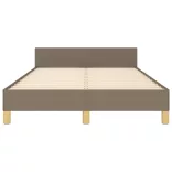 ágykeret matrac nélkül tópszín 120x190 cm anyagból