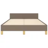 ágykeret matrac nélkül tópszín 120x190 cm anyagból