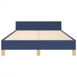 ágykeret matrac nélkül kék 120x190 cm szövet