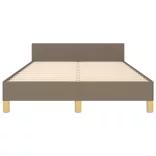 ágykeret matrac nélkül tópszín 120x190 cm anyagból