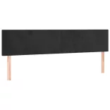 ágykeret matrac nélkül fekete 120x190 cm Velvet