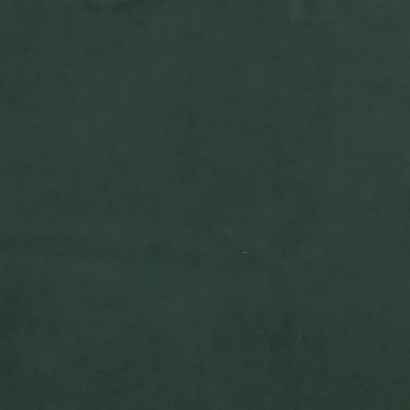 ágykeret matrac nélkül sötétzöld 120x190 cm bársony