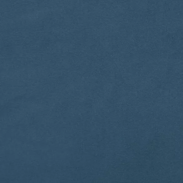 ágykeret matrac nélkül sötétkék 120x190 cm bársony