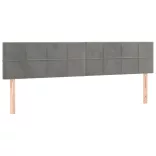 ágykeret matrac nélkül Világosszürke 120x190 cm Velvet