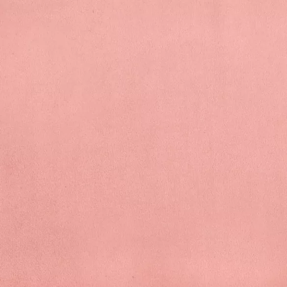 ágykeret matrac nélkül rózsaszín 120x190 cm bársony