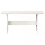 REINE fehér tömör fenyőfa étkezőasztal paddal