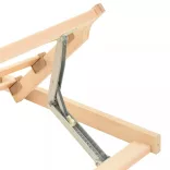 13 léces ágyrács állítható fejtámlával 80 x 200 cm