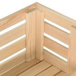 tömör fenyőfa zöldséges kocsi 37 x 30 x 80 cm