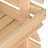 tömör fenyőfa zöldséges kocsi 57 x 30 x 80 cm