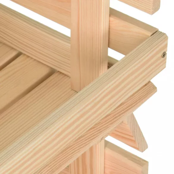 tömör fenyőfa zöldséges kocsi 57 x 30 x 80 cm