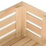 tömör fenyőfa zöldséges kocsi 77 x 30 x 80 cm