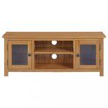 tömör tölgyfa TV szekrény 110x35x44 cm