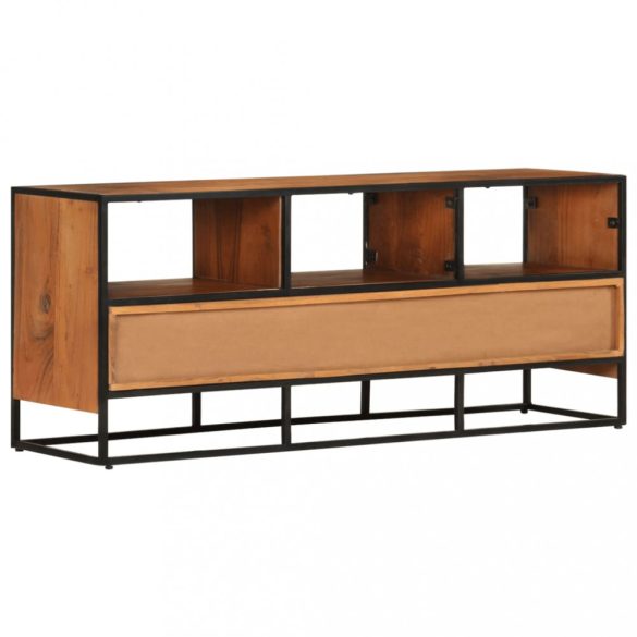 tömör akácfa TV-szekrény 110 x 30 x 45 cm