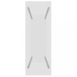 átlátszó edzett üveg tűzifatároló 80 x 35 x 100 cm