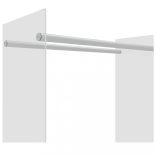 átlátszó edzett üveg tűzifatároló 80 x 35 x 100 cm