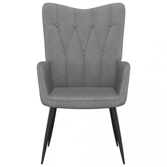 sötétszürke szövet pihenőfotel