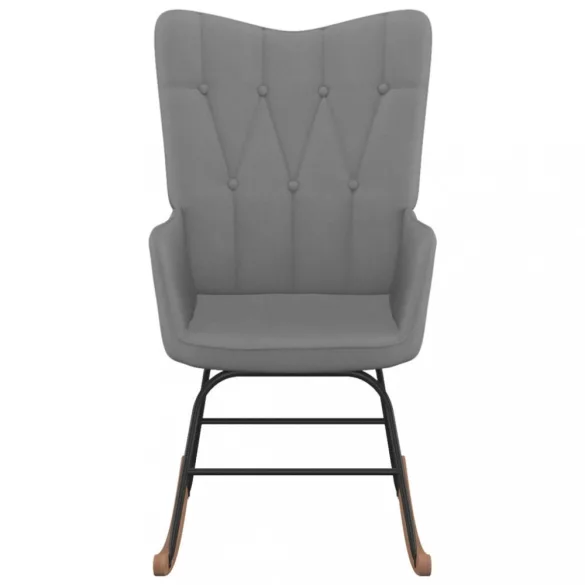 sötétszürke szövet hintaszék