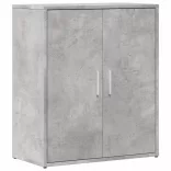 2 db betonszürke szerelt fa tálalószekrény 60 x 31 x 70 cm