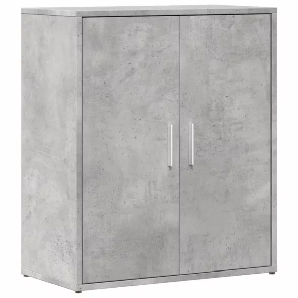 2 db betonszürke szerelt fa tálalószekrény 60 x 31 x 70 cm