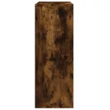 2 db füstös tölgy színű szerelt fa tálalószekrény 60x31x84 cm