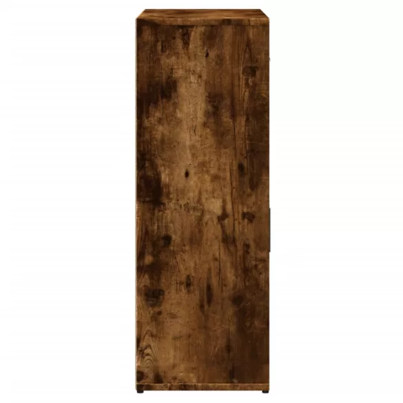 2 db füstös tölgy színű szerelt fa tálalószekrény 60x30x84 cm
