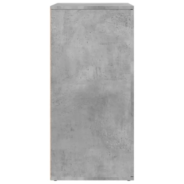 2 db betonszürke szerelt fa tálalószekrény 79 x 38 x 80 cm