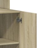 sonoma tölgy színű szerelt fa konyhaszekrény 60 x 50 x 180 cm